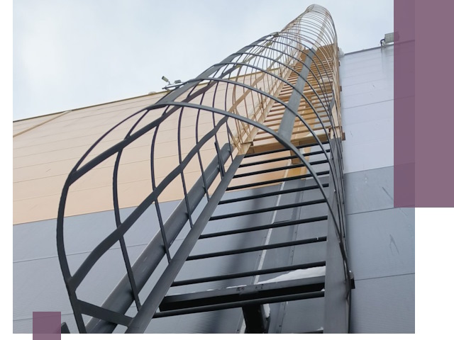 Изготовление и монтаж пожарных лестниц в Петрозаводске профессионально