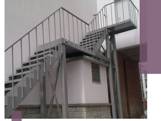 Монтаж пожарных лестниц под ключ в Петрозаводске с гарантией качества