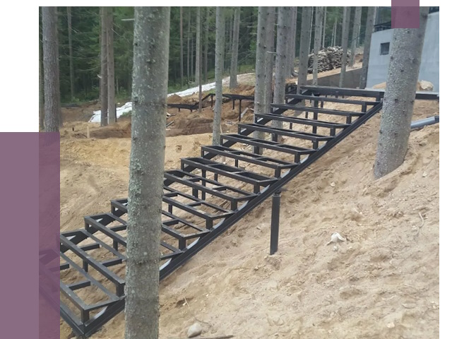 Монтаж металлических лестниц в Петрозаводске от 13449 руб. 