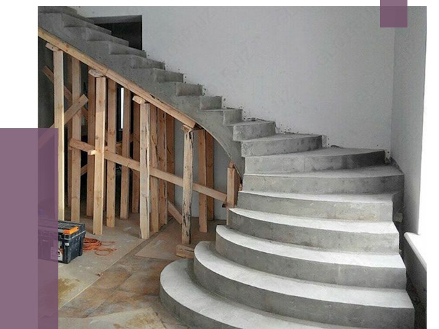 Изготовление бетонных лестниц под ключ в Петрозаводске от 19793 руб. | ПРОЛЁТ-Птр