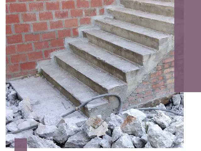 Демонтаж бетонных лестниц в Петрозаводске: быстро и безопасно