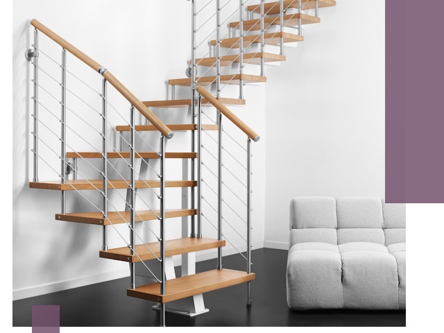 Модульные лестницы под ключ в Петрозаводске — монтаж и изготовление