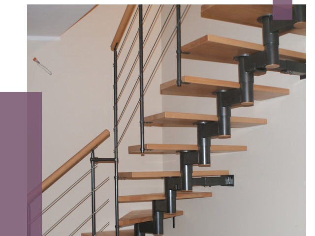 Изготовление модульных лестниц в Петрозаводске от 11419 руб. 