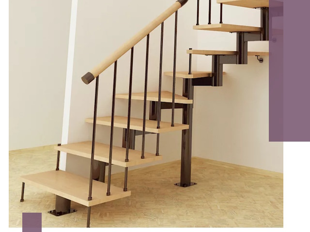 Монтаж лестниц на больцах в Петрозаводске — быстро и надежно