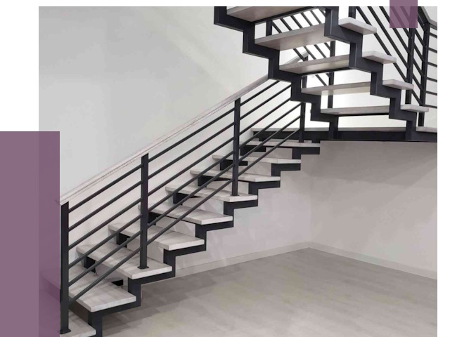 Лестницы на металлокаркасе под ключ в Петрозаводске от 12688 руб. | ПРОЛЁТ-Птр