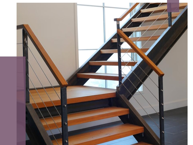 Изготовление лестниц на металлокаркасе в Петрозаводске от 18778 руб. | ПРОЛЁТ-Птр