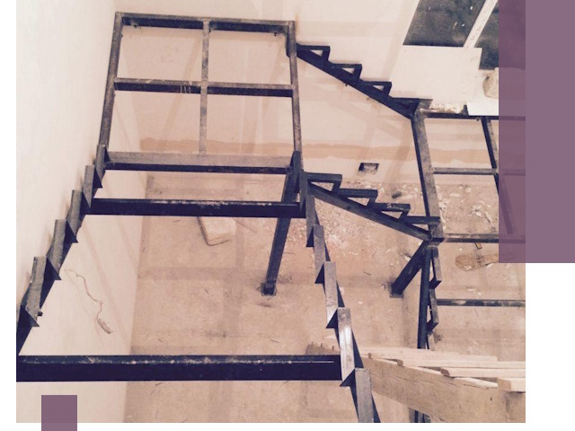 Монтаж лестниц на металлокаркасе в Петрозаводске быстро и качественно