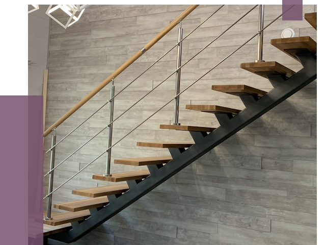 Изготовление лестниц на монокосоуре в Петрозаводске от 75618 руб. 