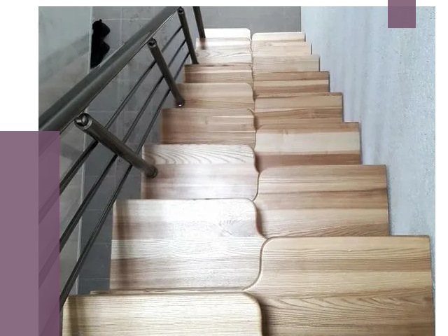 Лестницы гусиный шаг в Петрозаводске от 12941 руб. под ключ | ПРОЛЁТ-Птр