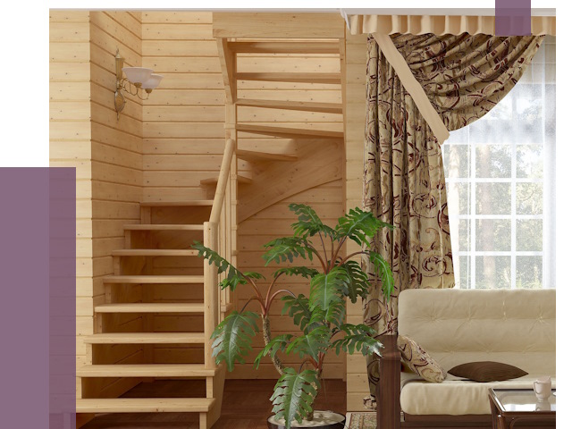 Лестницы для дачи в Петрозаводске от 75364 руб.  | ПРОЛЁТ-Птр