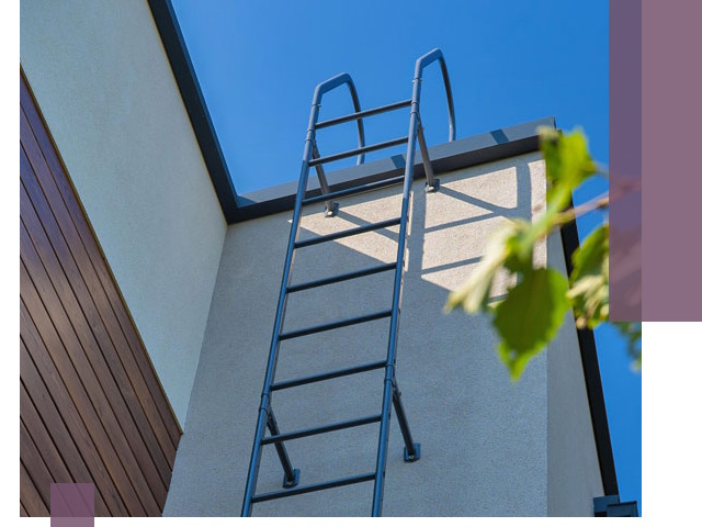 Лестницы на крышу в Петрозаводске — изготовление, монтаж, демонтаж