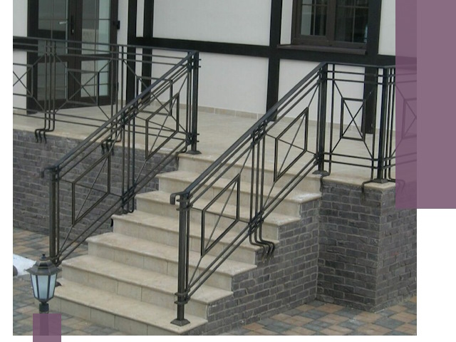 Перила для крыльца в Петрозаводске — монтаж, изготовление и установка