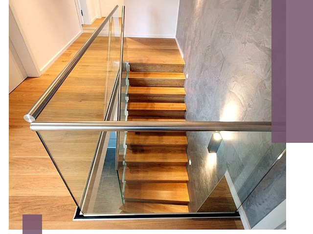 Перила для лестницы в доме — изготовление и монтаж в Петрозаводске