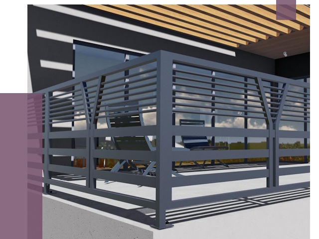 Изготовление балконных ограждений в Петрозаводске от 10658 руб. | ПРОЛЁТ-Птр