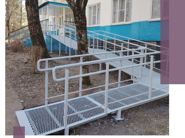 Пандусы под ключ в Петрозаводске: изготовление, монтаж и демонтаж