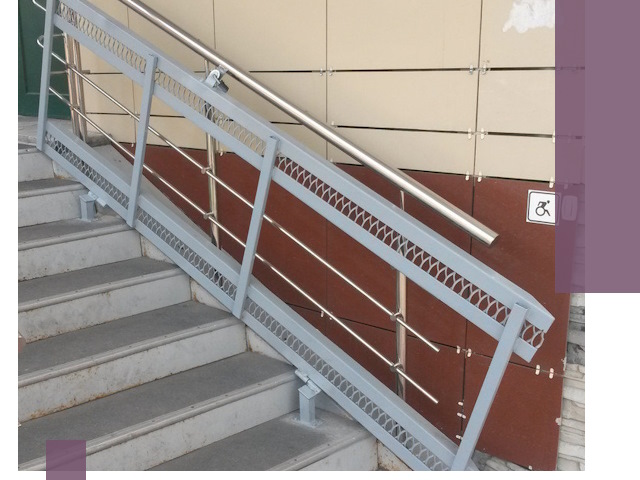 Изготовление откидных пандусов под ключ в Петрозаводске