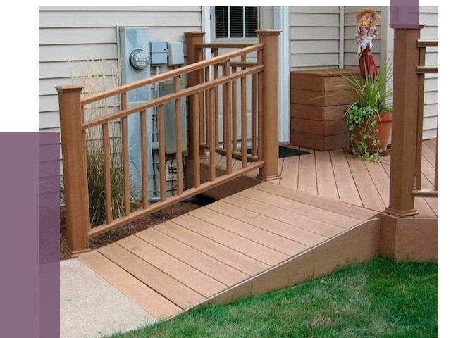 Пандус на крыльцо в Петрозаводске под ключ от 7714 руб. 