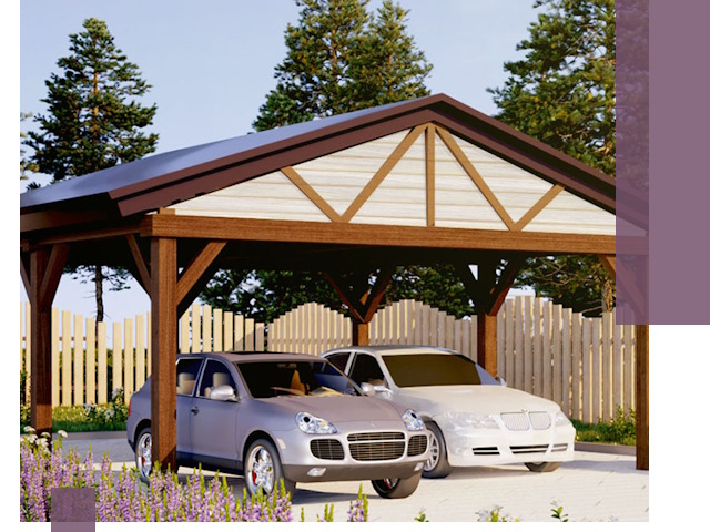 Навесы для автомобиля в Петрозаводске — изготовление и монтаж