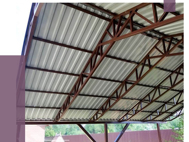 Навесы из профнастила в Петрозаводске от 7308 руб. | ПРОЛЁТ-Птр