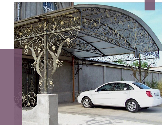 Кованые навесы в Петрозаводске от 14464 руб. | ПРОЛЁТ-Птр