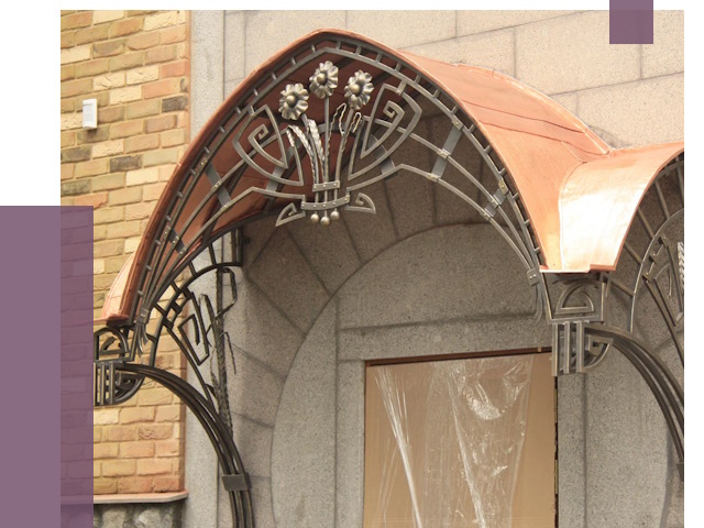 Арочные козырьки в Петрозаводске от 14464 руб. 