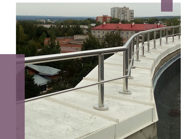 Парапеты и ограждения кровли в Петрозаводске от 4923 руб.
