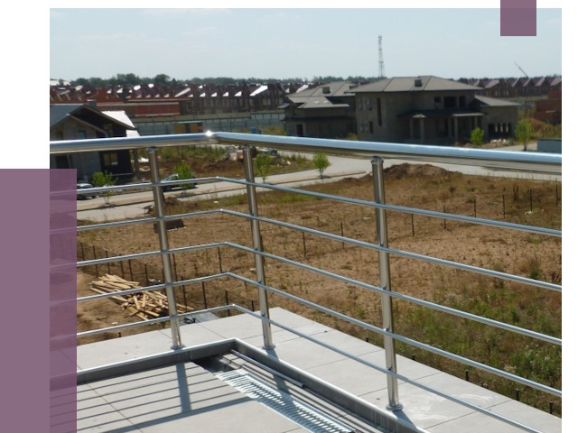 Парапеты из нержавеющей стали в Петрозаводске от 7917 руб. за м² | ПРОЛЁТ-Птр