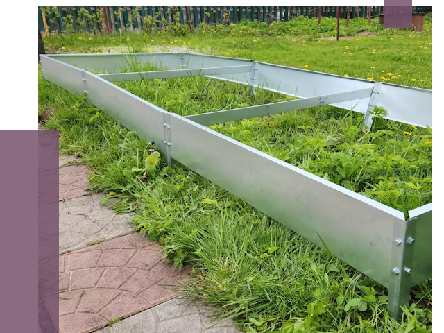 Металлические бордюры для грядок в Петрозаводске от 1776 руб. 