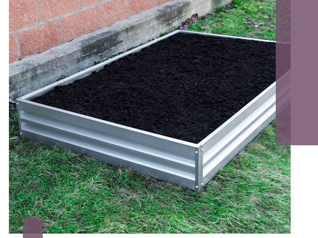 Металлические бордюры для грядок в Петрозаводске: прочность и аккуратность