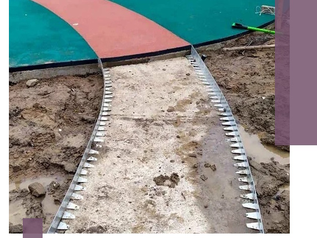 Металлические бордюры для дорожек в Петрозаводске — монтаж и изготовление