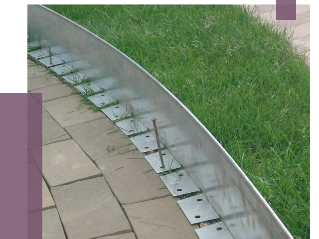 Металлические бордюры для тротуаров в Петрозаводске от 8628 руб.