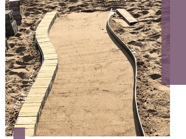 Металлические бордюры для тротуаров в Петрозаводске — прочные и долговечные