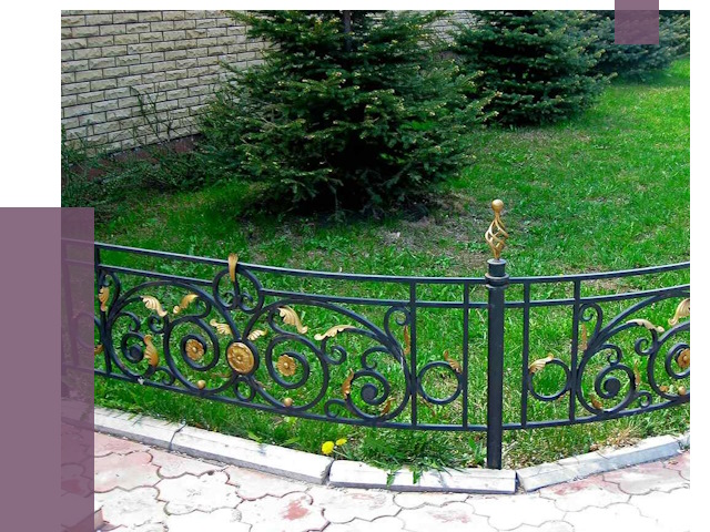 Кованые газонные ограждения в Петрозаводске от 7562 руб. — ПРОЛЁТ-Птр
