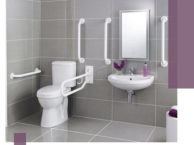 Поручни для санузлов в Петрозаводске: установка, ремонт и монтаж