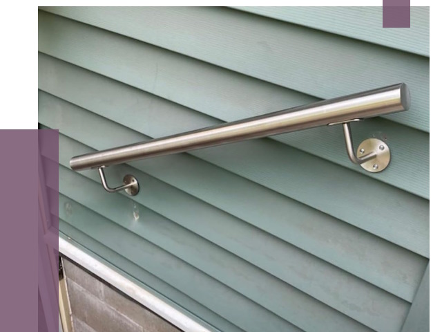 Поручни из нержавеющей стали в Петрозаводске от 7613 руб.  | ПРОЛЁТ-Птр